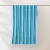Sorrentina Velour Beach Towel - Multiplo Lagoon