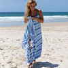 Positana Grande Terry Beach & Bath Towel - Coastal