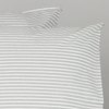 Modella Oxford Stripe European Pillowcase Pair - Gum