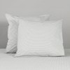 Modella Oxford Stripe European Pillowcase Pair - Gum
