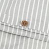 Modella Oxford Stripe Quilt Cover Set - Gum (Free Pillowcases)