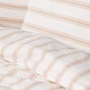 Modella Resort Stripe Quilt Cover Set - Oak (Free Pillowcases)