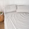Modella Oxford Stripe Sheet Set - Grey