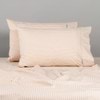 Modella Oxford Stripe Sheet Set - Oak