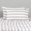 Modella Resort Stripe Sheet Set - Grey
