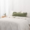 Modella Velvet Ruffle Lumbar Cushion - Gum
