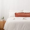 Modella Velvet Ruffle Lumbar Cushion - Oak