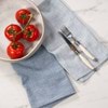 Cucina Cotton Textured Tea Towel Twin Pack - Chambray