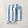 Cucina Chambray Stripe Oven Mitt Pair