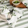 Cucina Olive Stripe Round Tablecloth