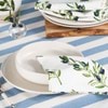 Cucina Chambray Stripe Rectangular Tablecloth