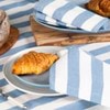 Cucina Chambray Stripe Rectangular Tablecloth