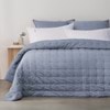 Softwash Cotton Indigo Melange Coverlet - Vintage