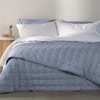 Softwash Cotton Indigo Melange Coverlet - Vintage