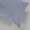 Softwash Cotton  Indigo Melange Lumbar Cushion - Vintage