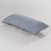 Softwash Cotton  Indigo Melange Lumbar Cushion - Vintage