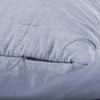 Softwash Cotton  Indigo Melange Lumbar Cushion - Vintage