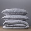 Softwash Cotton Denim Melange Quilt Cover Set - Vintage (Free Pillowcases)