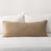 Velvet Natural Lumbar Cushion - Velluto