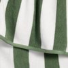 Striped Cabana Cotton Terry Beach Towel - Olive