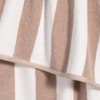 Striped Cabana Cotton Terry Beach Towel - Sand