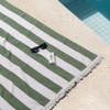 Extra Large Cabana Grande Cotton Terry Beach Towel - Olive
