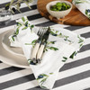 Cucina Black Stripe Round Tablecloth