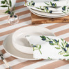 Cucina Latte Stripe Round Tablecloth