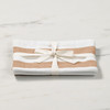 Cucina Tea Towel Twin Pack - Latte Stripe