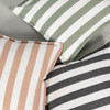 Amora Cushion - Olive Stripe