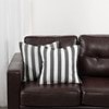 Amora Cushion - Black Stripe