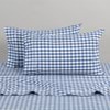 Modella Gingham Sheet Set - Indigo