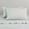 Modella Gingham Sheet Set - Sage