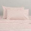 Modella Stripe Quilt Cover Set - Mocha (Free Pillowcases)
