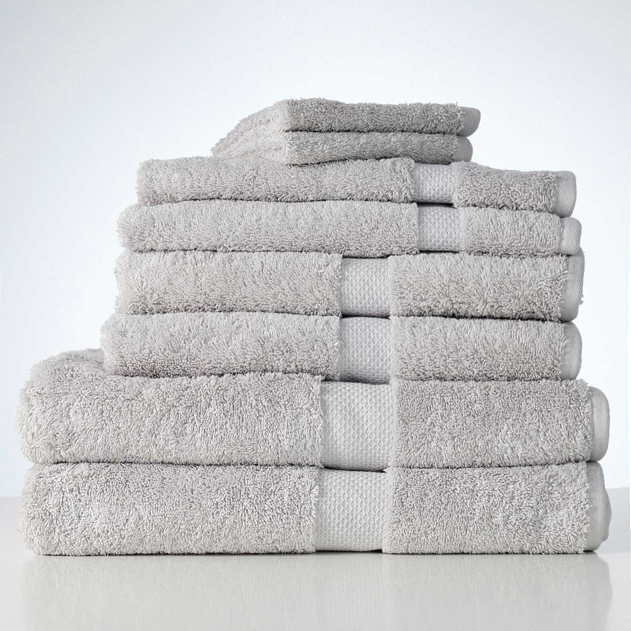 Royal Splendour 8 Piece Towel Set High Absorbency Canningvale