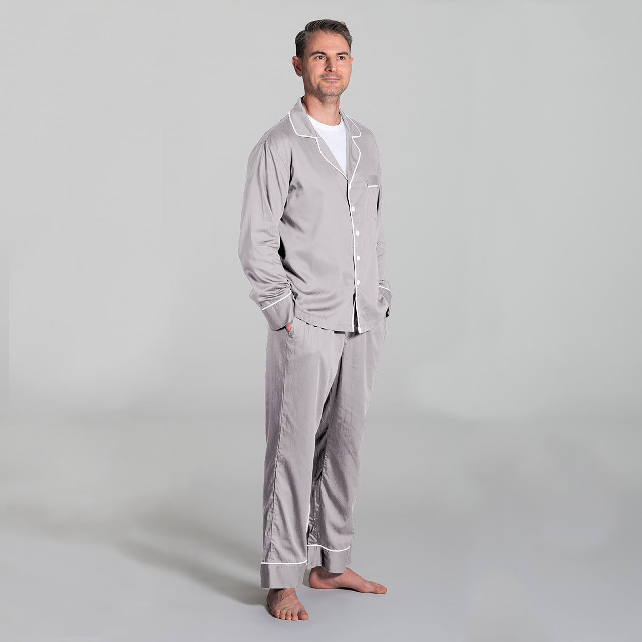 Bamboo Cotton Men s Pyjama Pant Set Canningvale