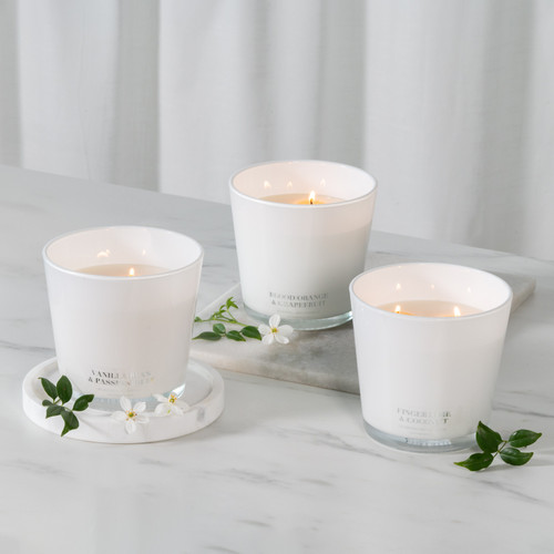 Extra Large 3 Wick Soy Wax Candle - Blood Orange & Grapefruit