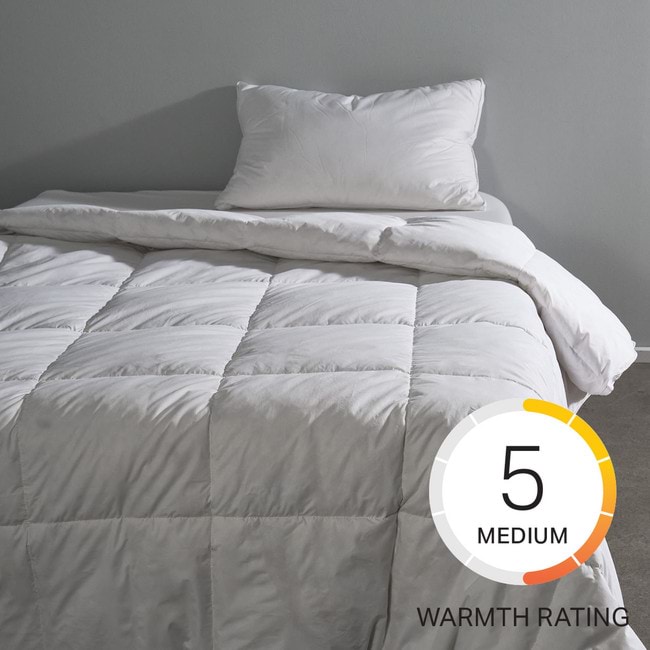 Oca White Goose Feather & Down Quilt