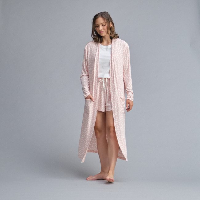 Luxe Comfort Bathrobe - Rosette