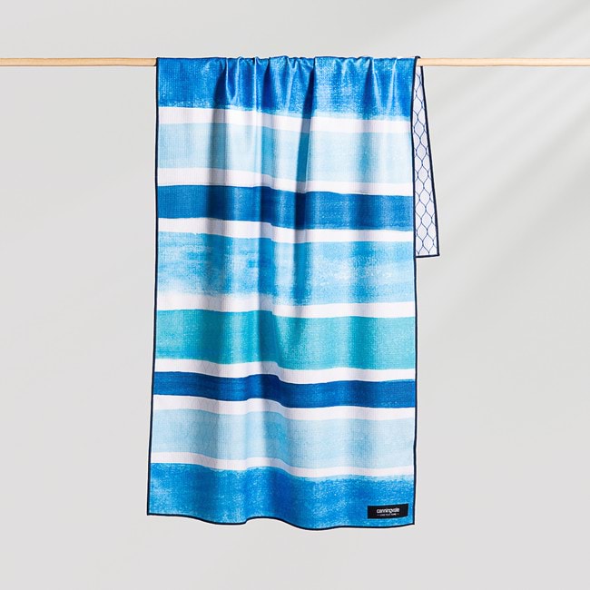 Salentina Sand-Free Beach Towel - Watercolour Stripe
