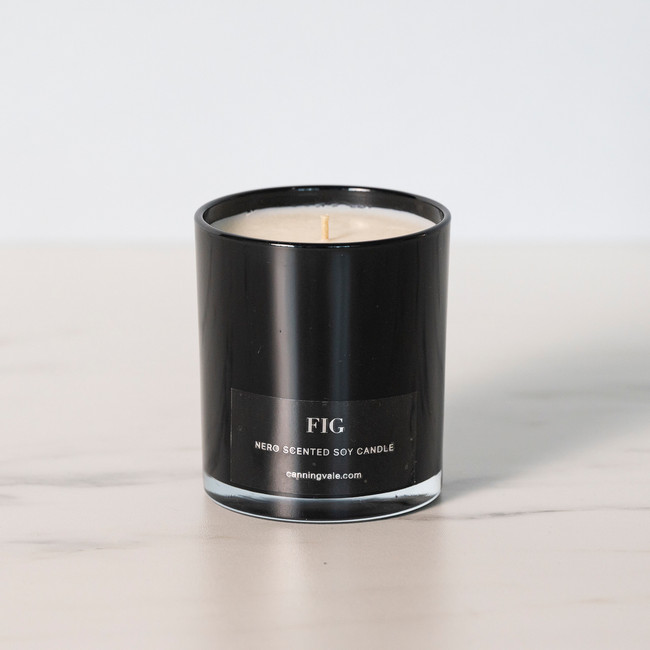Nero Medium Scented Soy Wax Candle - Fig