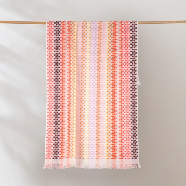 Positana Terry Beach & Bath Towel - Checkers Desert