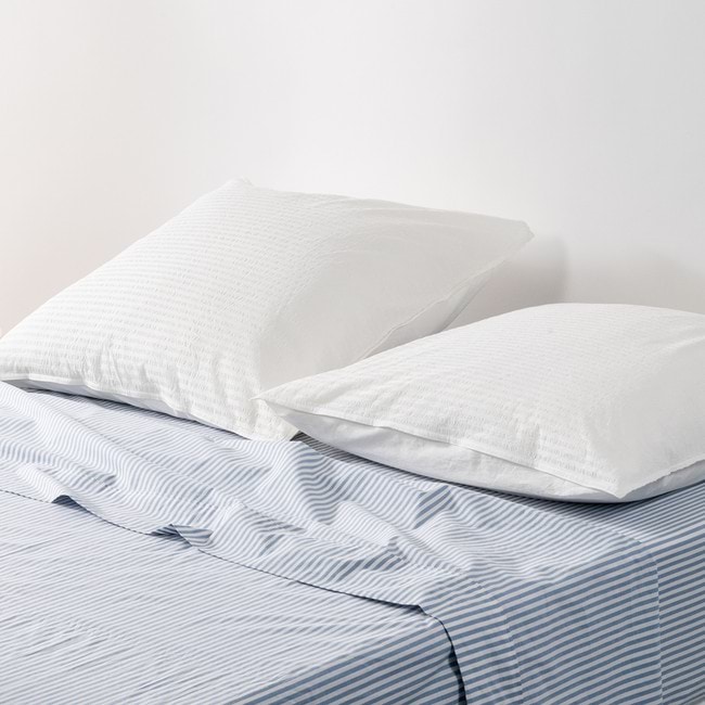 White seersucker pillow cases outlet
