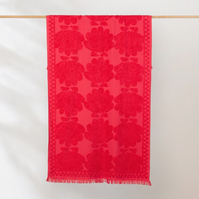 Positana Terry Beach & Bath Towel - Shell