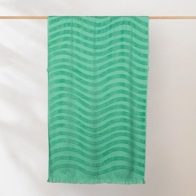 Positana Terry Beach & Bath Towel - Wave