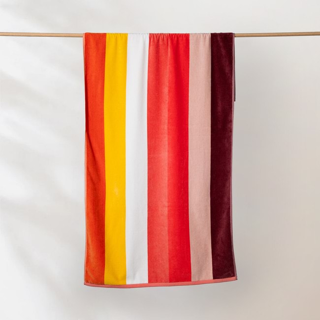 Sorrentina Velour Beach Towel - Salento Sunset
