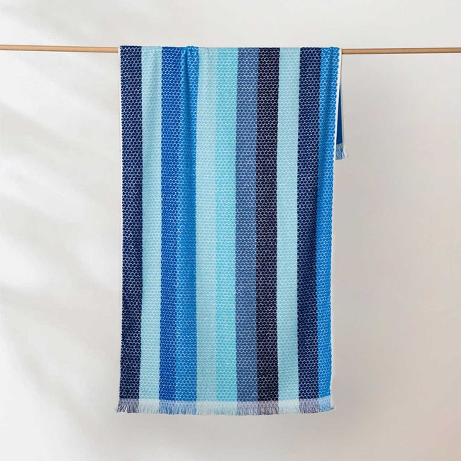 Positana Terry Beach & Bath Towel - Ombra Azure