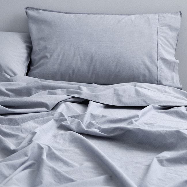 Softwash Cotton Denim Melange Sheet Set - Vintage