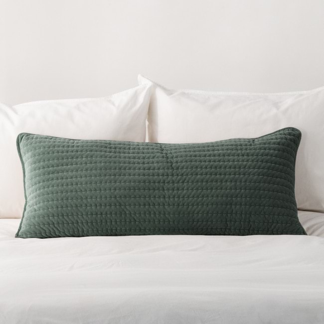 Velvet Spruce Lumbar Cushion - Velluto