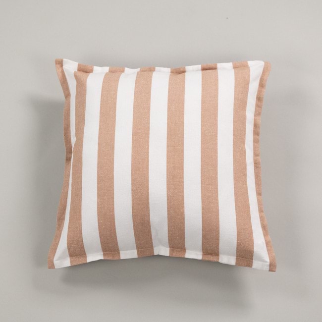 Amora Cushion - Latte Stripe